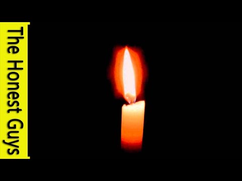 8 HOURS CANDLE WITH OCEAN WAVE SOUNDS for Sleep Insomnia Study or Relaxation