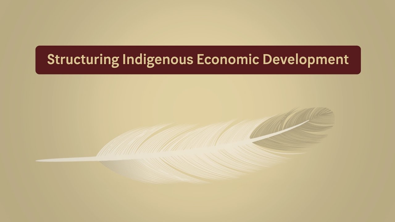 Structuring Indigenous Economic Development