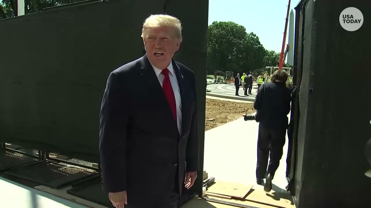 Video: Trump tours White House helipad construction, claims Canada trade deal and Xi visit