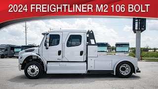 A preview image of the linked video showcasing 2024 Freightliner M2 106 Bolt
