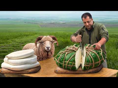 Making Traditional Sheep's Milk Cheese In The Mountains!