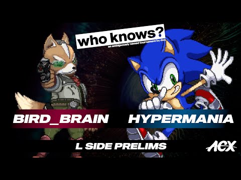 Bird_Brain (Fox) vs HyperMania (Sonic) - L Side Prelims - who knows?