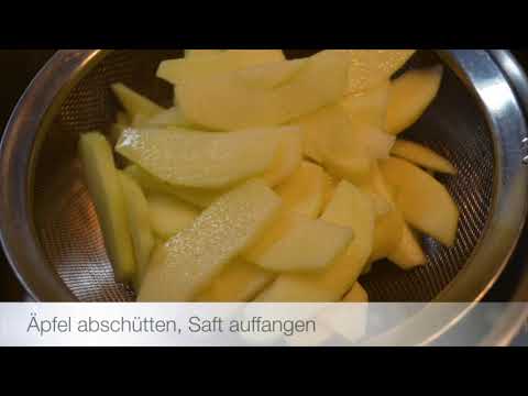 Apfelspalten in Zimt Vanille Sud