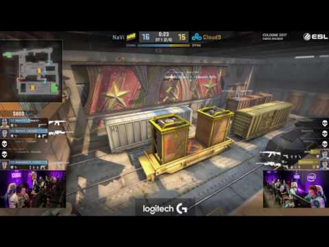 CS:GO - Skadoodle AWP ACE vs Natus Vincere @ ESL One Cologne 2017