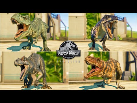 All 23 CARNIVORE DINOSAUR INTRODUCTION in Jurassic World Evolution
