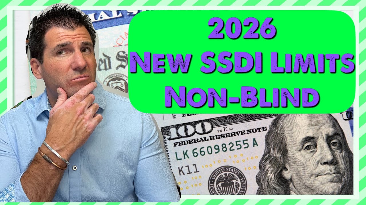 New Social Security Disability, SSDI Earnings Limit for Non-Blind in 2026