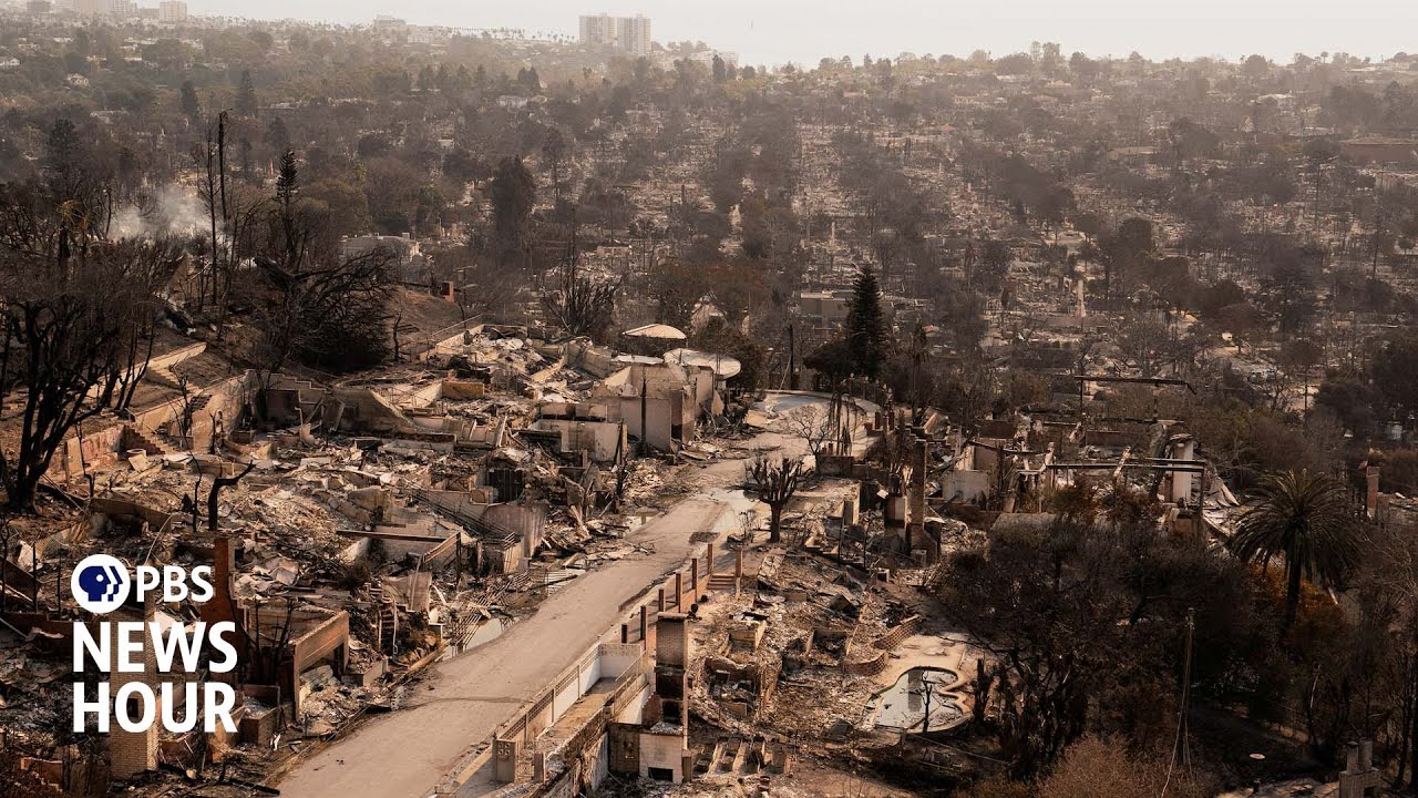 Dangerous winds pick up as crews continue to battle devastating LA-area fires