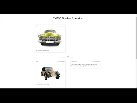 TYPO3 Timeline Extension