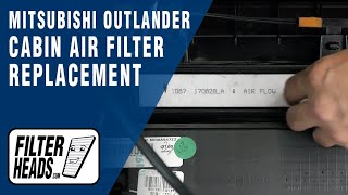 How to Replace Cabin Air Filter 2014 Mitsubishi Outlander AQ1087