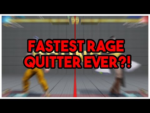 Street Fighter V CE (5) – Fastest Rage Quitter Ever?