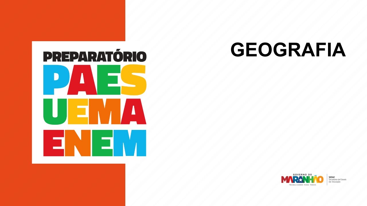 GEOGRAFIA - Urbanização Fontes Energéticas. (54 a 55) - Saulo Formiga