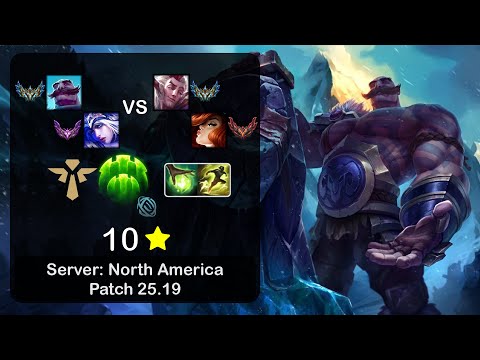 Braum Support + Ashe vs Rakan + Miss Fortune - NA Challenger - Patch 25.19