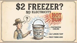 $2 Salt + Ice = −21°C Freezer (The Forbidden Cooling Method They Never Taught You)