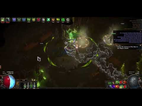 Path of Exile 3.19 Toxic rain Poison  all time flask T16 Minotaur