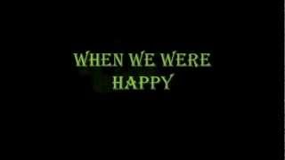 When We Were Happy - Rob Giles (Lyrics)