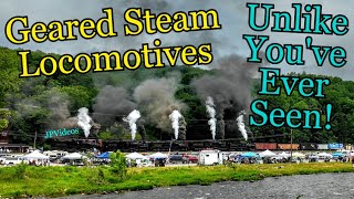 REAL LIFE HISTORY! Geared Steam Locomotives at Cass Parade of Steam 2025!