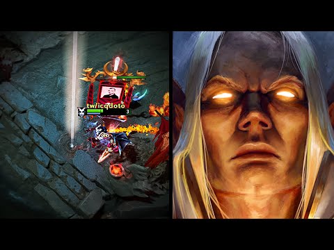 EPIC GAME!! GRANDMASTER DEPRESSED KID INVOKER vs QUEEN OF PAIN MID | Dota 2 Invoker