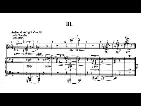 Webern, Anton von - Three Little Pieces, Op. 11