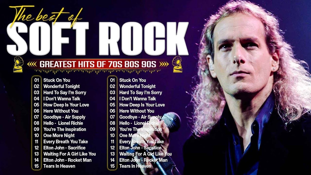 Elton John, Lionel Richie, Phil Collins, Bee Gees, Eagles, Foreigner  - Soft Rock Music Of All Time