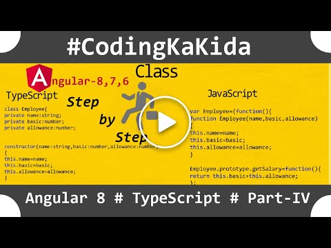 Angular 87 Tutorial Step By Step Typescript In Angular Angular Tutorial Coding Ka Kida