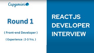 Download the video "Capgemini React JS Interview 2025 | My Experience, Insights and Mistakes to Avoid | Detail Interview"