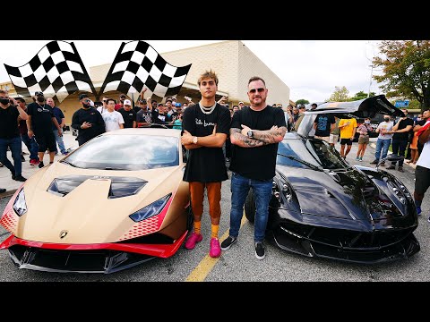 Drag Race! Lamborghini Huracan STO gegen Pagani Huayra