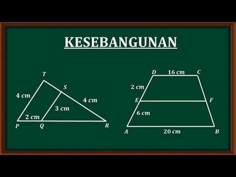 Kesebangunan - soal dan pembahasan materi kesebangunan matematika tingkat SMP kelas ix