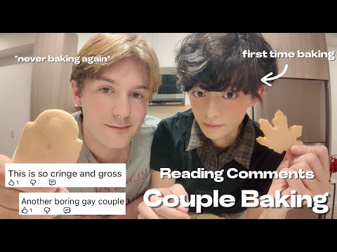 Gay Couple Baking + Reading Hate Comments...😳 *never baking again*