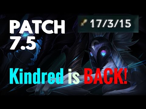 Kindred Jungle Season 7 Full Gameplay + Commentary