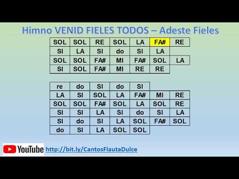 Notas de Cantos para Flauta: 2018