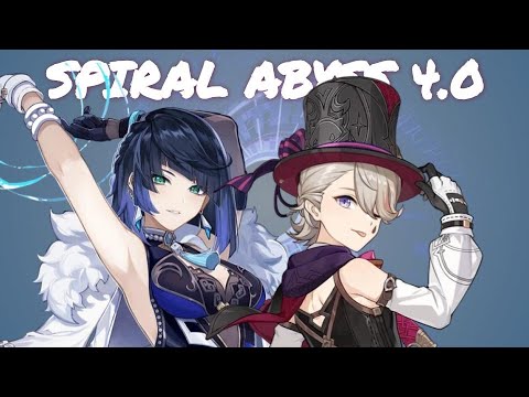Triple Hydro-Pyro Yelan & Lyney |  The New 4.0 Spiral Abyss F12 9✰
