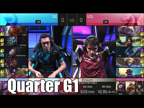 Origen vs Unicorns of Love | Game 1 Quarter Finals S6 EU LCS Spring 2016 Playoffs | OG vs UOL G1