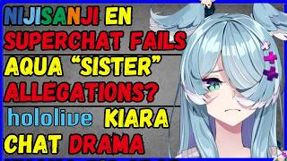 Nijisanji EN superchat drop, Sakuna art sister allegations, Kiara correcting chat