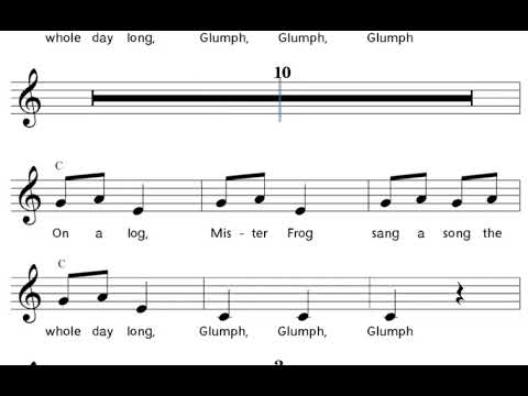 Mr.  Frog Do,Mi,So,La with Reduced vocals