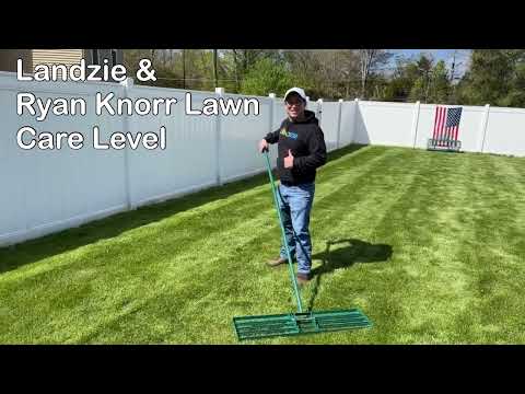 The LANDZIE & RYAN KNORR LAWN LEVELING RAKE!!! **Level like a PRO.**