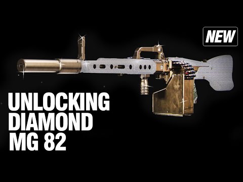 Unlocking Diamond Camo MG 82 Black Ops Cold War 4K 60fps PC