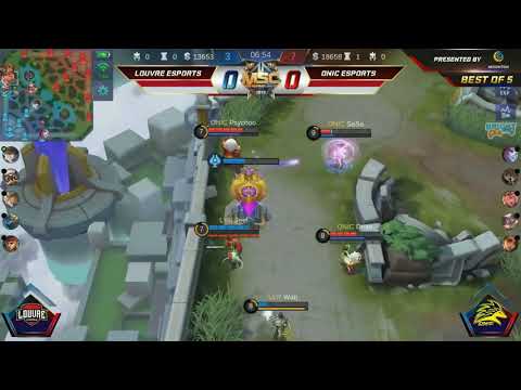 MSC 2019 GRAND FINALS GAME 1 ONIC vs LOUVRE | BO5 | MOBILE LEGENDS