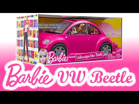 Barbie's Volkswagen Beetle Car Fun