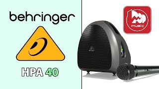 Video thumbnail for Портативная система звукоусиления BEHRINGER EUROPORT HPA40 by PopMusicRu