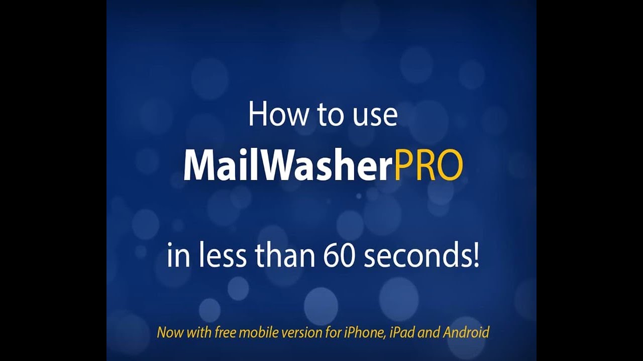 How to use Mailwasher Pro