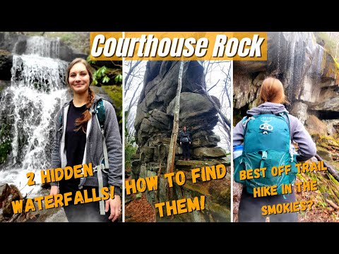 How To Find Courthouse Rock & 2 Hidden Waterfalls | Smoky Mountain Trails You Didn't Know About