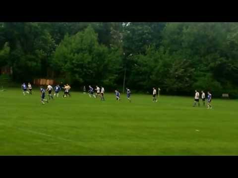 Drukarz Warszawa-Dolcan II Ząbki 8-2  Gol dla Drukarza po szybkiej akcji