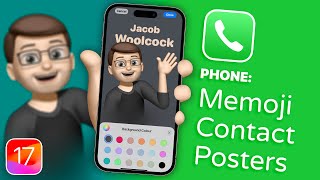 Creating Personalised Memoji Contact Posters on iOS 17 - Full Tutorial