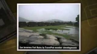 preview picture of video 'Ruined Spanish Fort Stevelegassick's photos around Portobelo, Panama (spanish fort in panama)'
