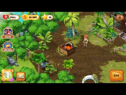 Lost island 208 level Blast Adventure Gameplay Story