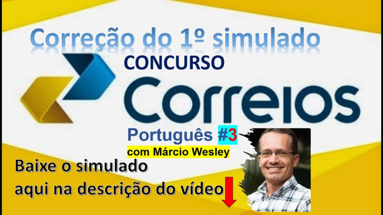 Correção do 1º Simulado - Português para Correios