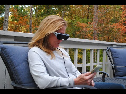 Eyedaptic Eye5 and Eye6 VR Glasses for Magnification with AI