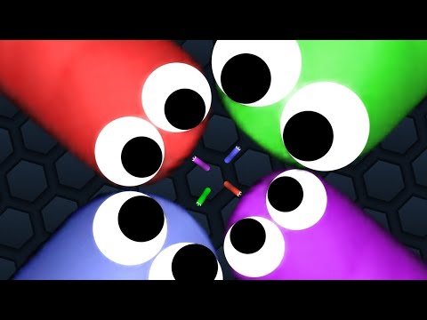 Slither.io Tiny Troll Snakes vs Giant Pro Snakes Epic Slitherio Gameplay #slithersnake #games