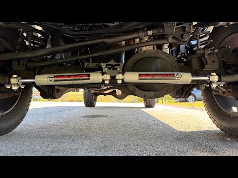 Installing A Rough Country Dual Steering Stabilizer On A 2022 Ram 2500 Diesel. Highly Recommended!