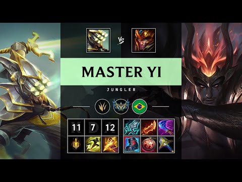 Master Yi Jungle vs Jarvan IV - BR Challenger Patch 25.14